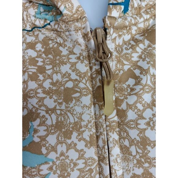 Ascend Full Zip Tan Print Hoodie 2X - Picture 3 of 16